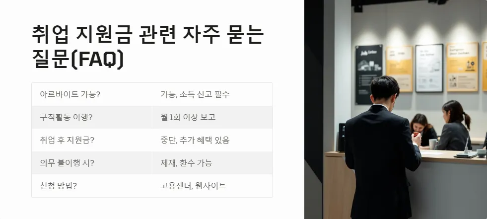 취업 지원금 수령자 의무사항_6