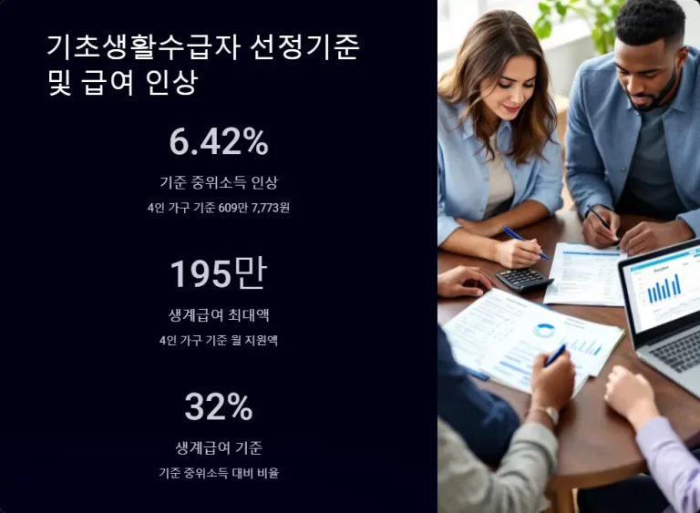 2025년 저소득층을 위한 새로운 복지 혜택 총정리 생계 의료 주거 교육 지원 한눈에 보기