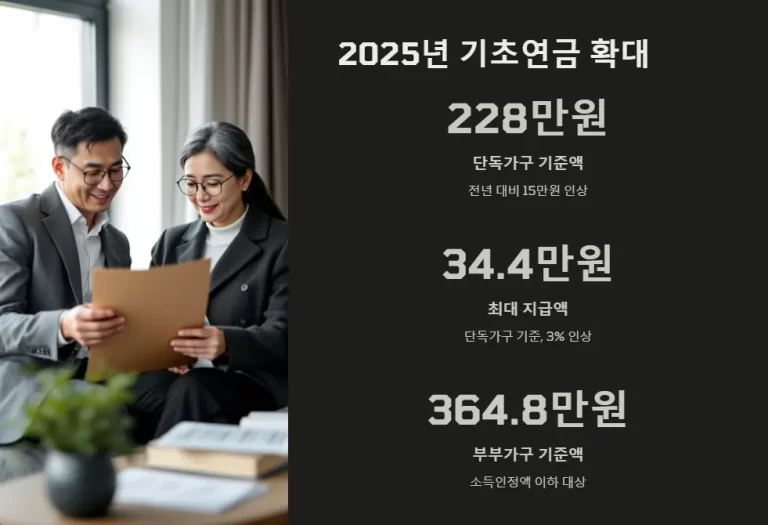 2025년 노인 지원금 총정리: 기초연금부터 일자리까지 얼마나 받을 수 있을까