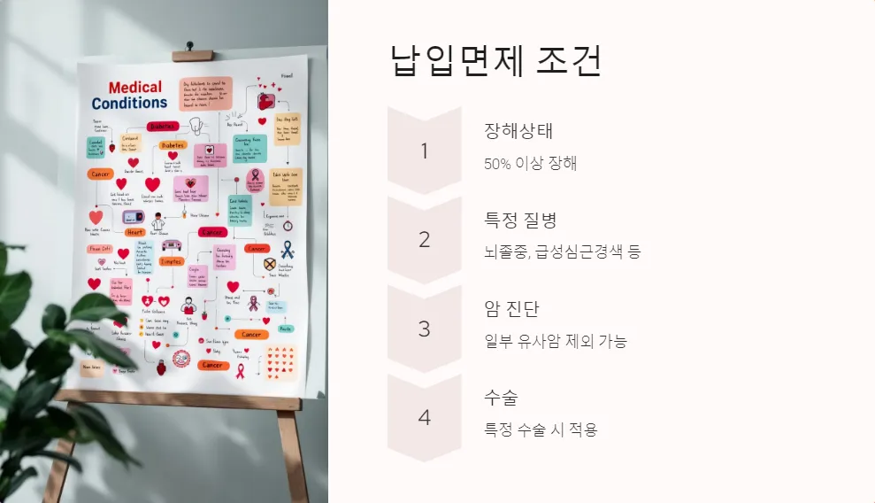 의료실비보험 보험료 납입면제 조건_2