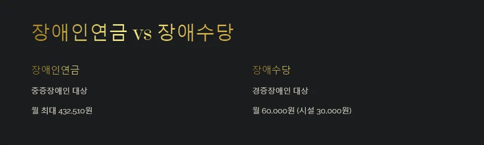 2025년 장애인연금 신청자격과 지원금액_4