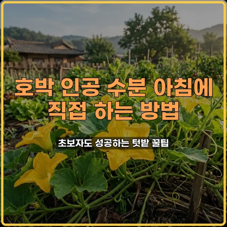 호박 인공 수분