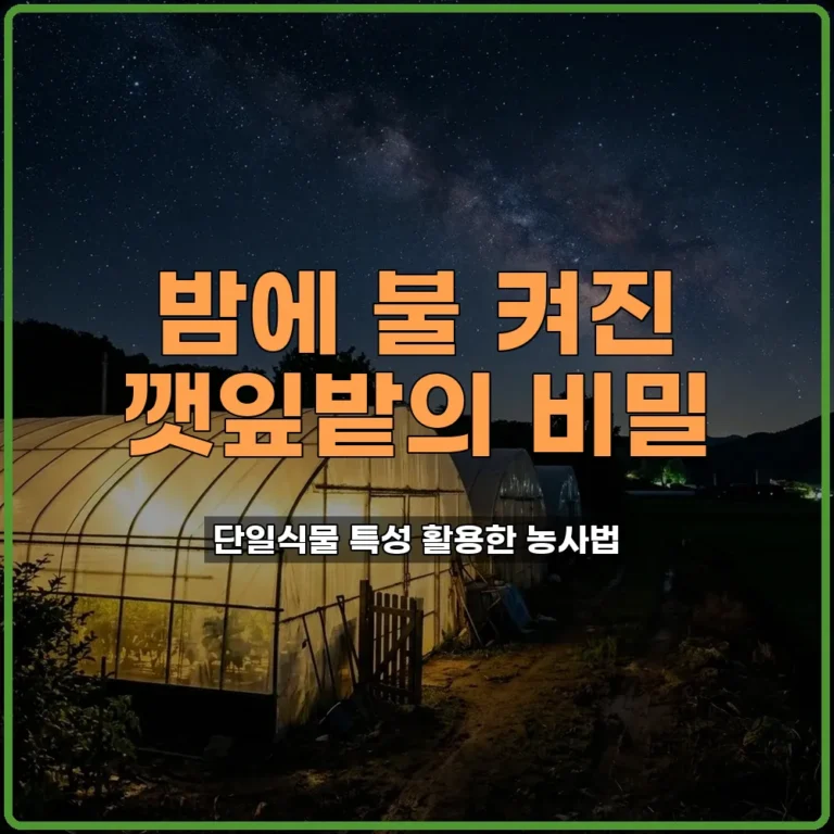 깻잎 가로등 불빛