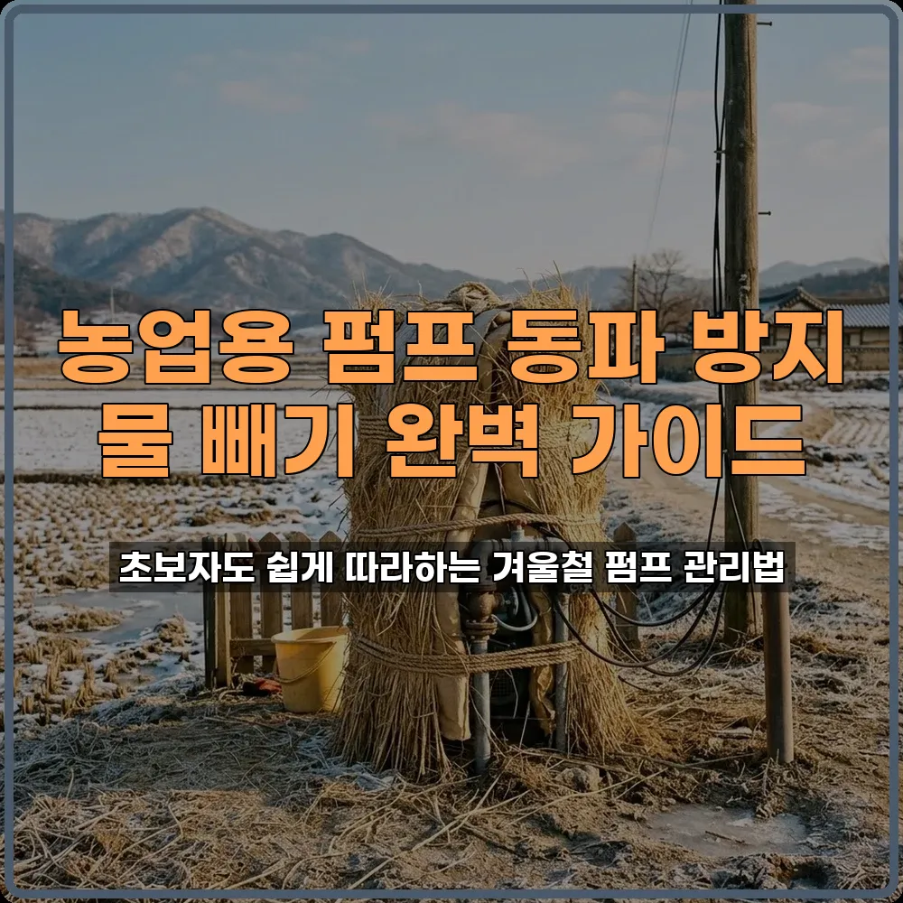 펌프관리