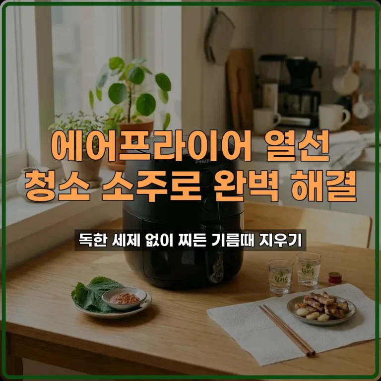에어프라이어 열선 청소