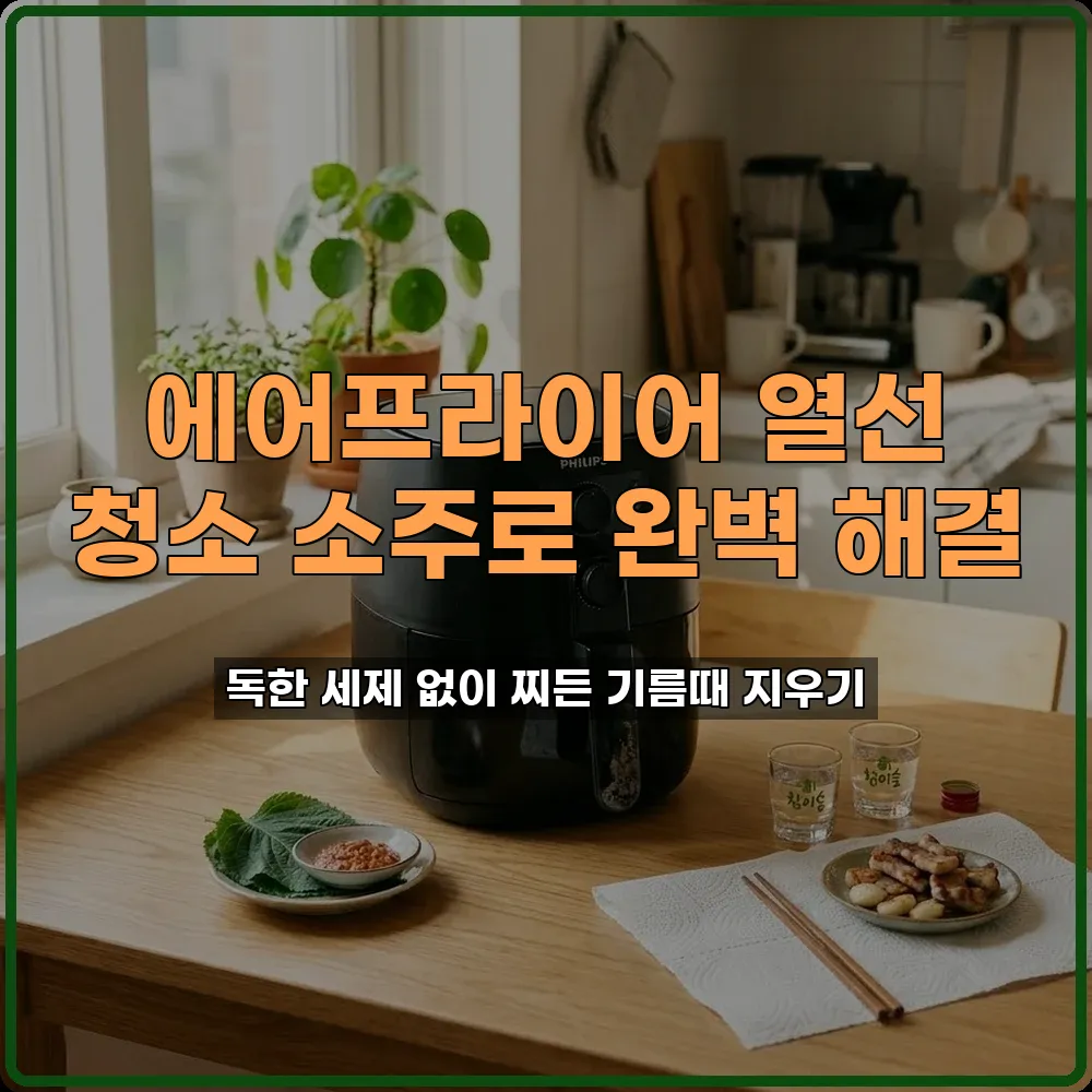 에어프라이어 열선 청소