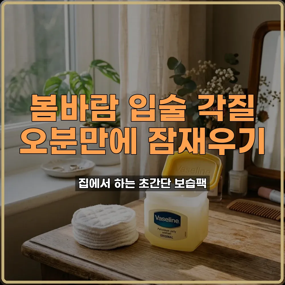 입술 각질 바셀린